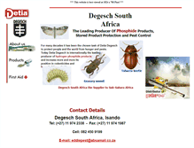Tablet Screenshot of degesch.co.za